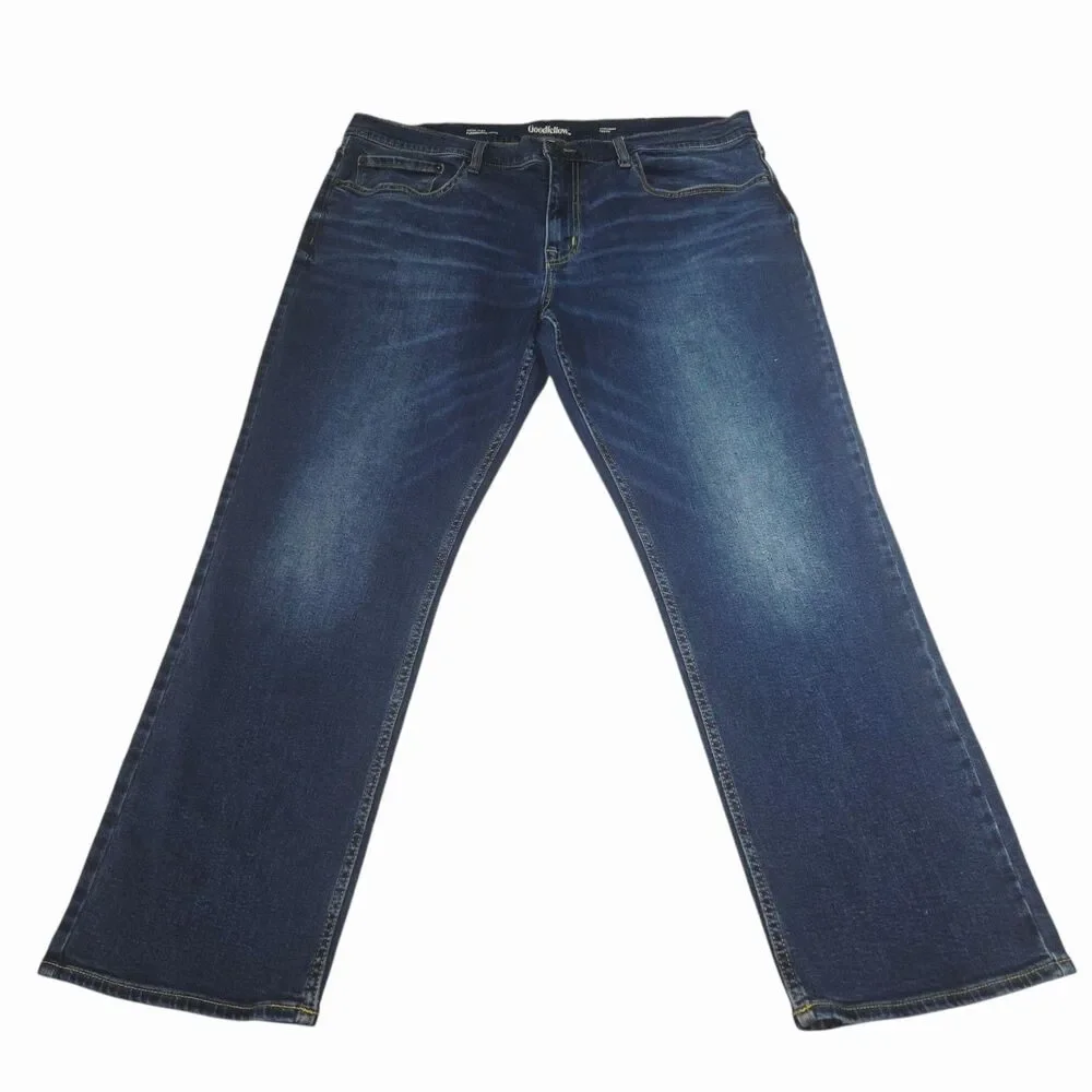 Goodfellow Mens Denim Blue‎ Jeans 40Wx30L Straight Leg Total Flex